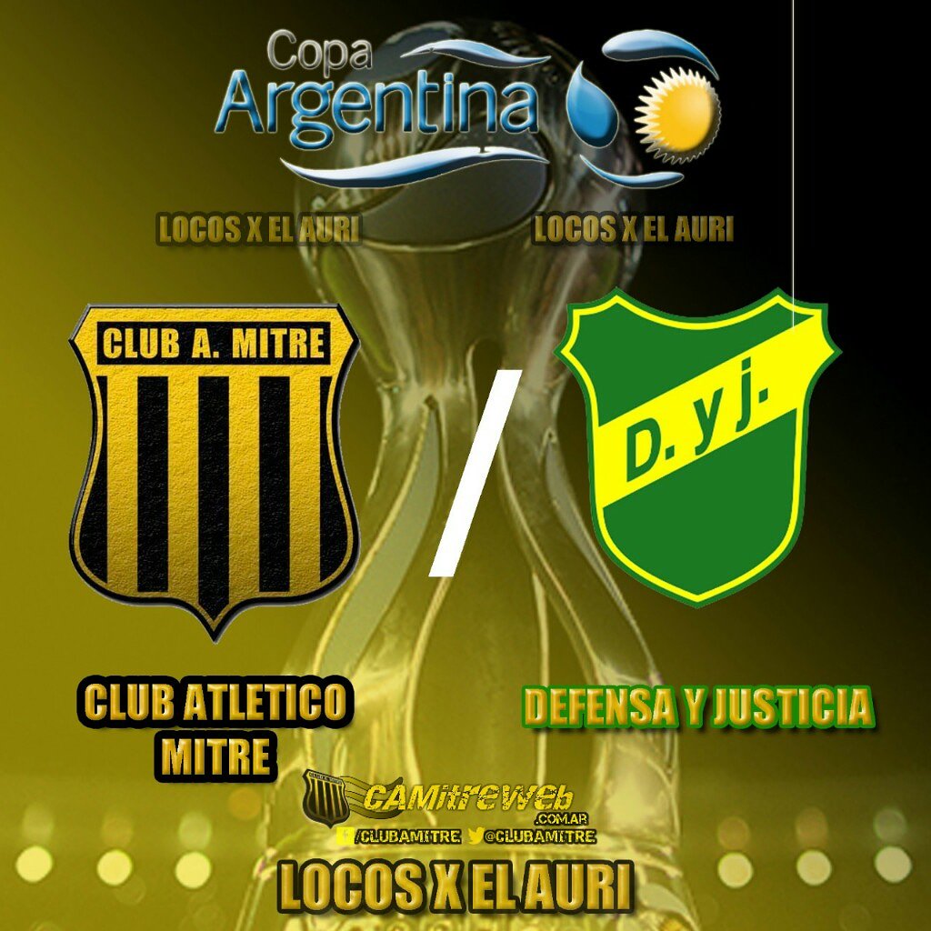 CLUBAMITRE's tweet photo. #CopaArgentina 
El rival  @CLUBAMITRE en los 32vos de final será @ClubDefensayJus https://t.co/mdAD1ORmx1