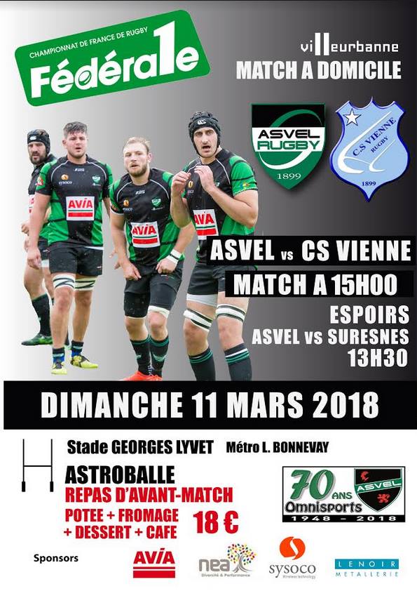 LDLCASVEL's tweet photo. Avant d’encourager les Villeurbannais ce dimanche face à @Nanterre92 à la @UArena, nos voisins de l’ASVEL Rugby jouent eux-aussi l’un des matchs les plus importants de leur saison ! 😉🏈

Plus d’informations ici ⤵
 https://t.co/6eAQRwuWeE https://t.co/OqAn9KTE5O