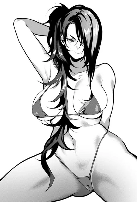 髪手癖女 