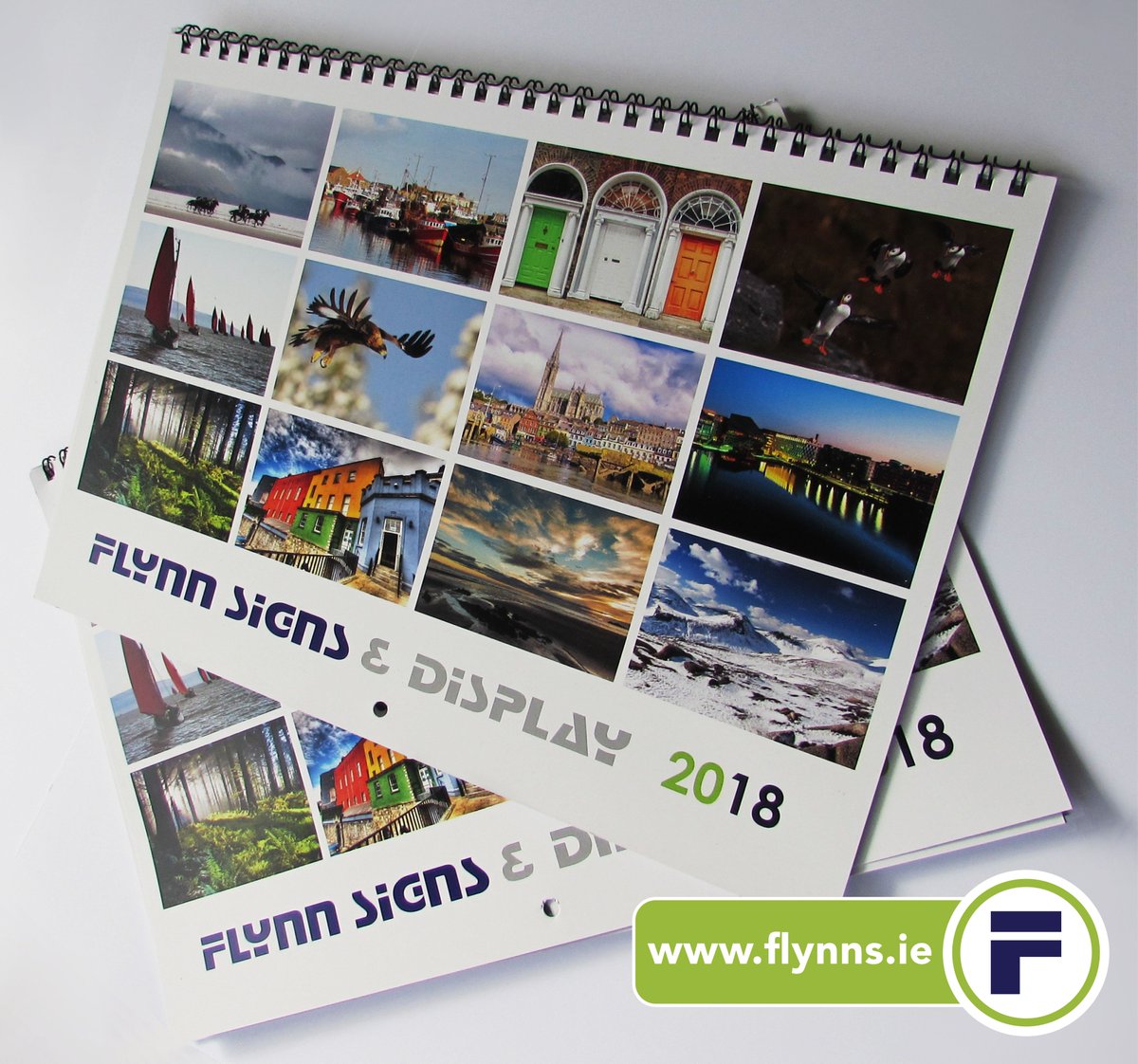 Flynns_ie's tweet photo. We have some leftover Flynn Signs &amp; Display 2018 calendars with pictures from around Ireland. Send us a message if you would like one and we can send it to you free of charge. https://t.co/wE7Q5mYMNn