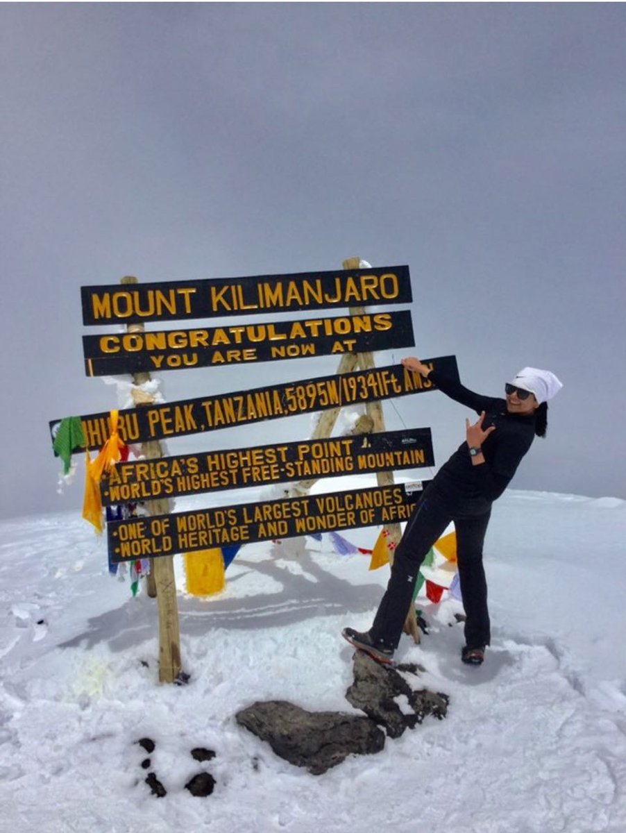 IndiGo6E's tweet photo. We are extremely proud of our First Officer Priyanka Soni! She has scaled the highest peak #MtKilimanjaro today in an unforgivingly harsh weather at 11:20am, EAT. Her #6ESpirit undeterred is shinning through at 19,341ft &amp; we can't help but, gasp in awe! #MarchOn #ChaseYourDreams https://t.co/fgKsd8GZyI