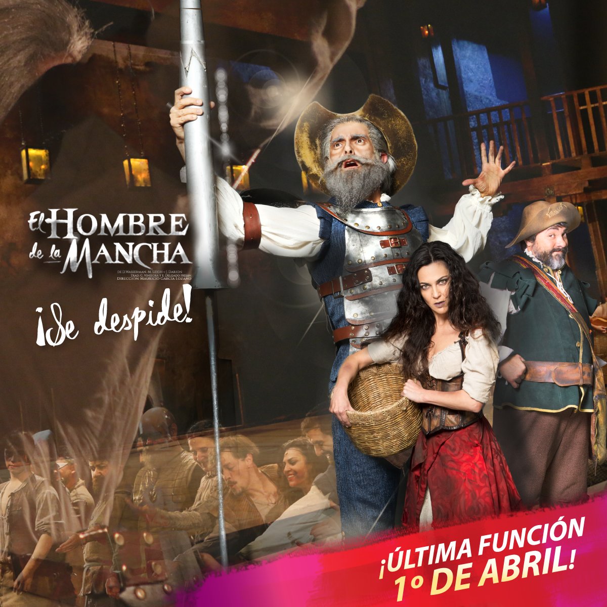 elhdelamanchamx's tweet photo. El mejor musical teatral de los últimos años llega a su fin, última función 1 de abril de 2018. ⛓️

Boletos disponibles en taquilla y ticketmaster: https://t.co/X8UQqr9oe5 https://t.co/VwZpY7vxRb