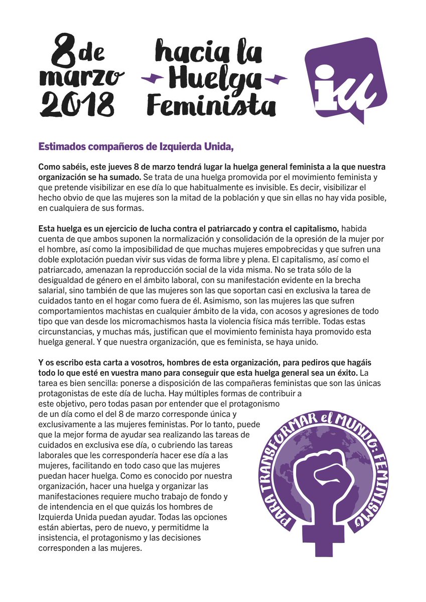 Huelga Feminista - Página 6 DXnqKa2XcAUCl46