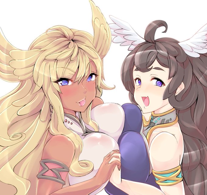 ハーちゃんマーちゃんのスケベピクチャーもっとふえろください('◔ω◔`) タノムヨーナンデモシマムラ #グラブル 