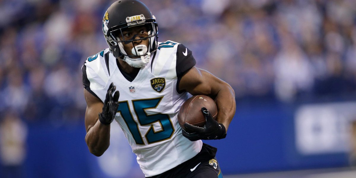 NFL's tweet image. .@Jaguars will not use franchise tag on Allen Robinson: on.nfl.com/9RzeMO