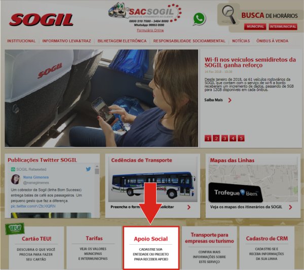 SOGIL_Oficial's tweet photo. Novidade 📢📢📢
#SOGIL implanta formulário para cadastro de entidades para apoio social. Saiba mais: https://t.co/tA0UuFyylX 😍😊☺️ #SolidariedadeGigante #Comunidade #ResponsabilidadeSocial https://t.co/9YHQkX4vSM