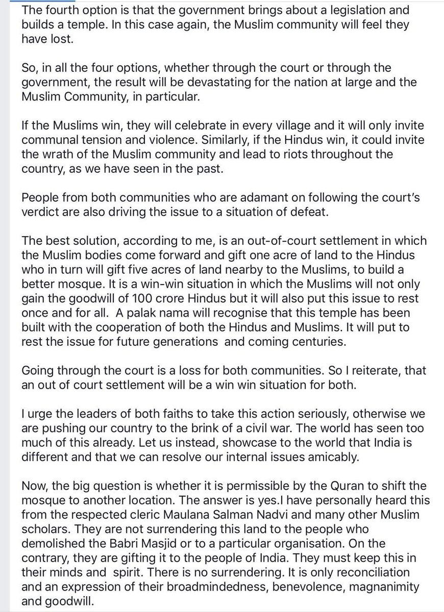 shreyjay's tweet photo. Only a saint like @SriSri who loves everyone beyond their religion n nationality, can be so farsighted in conflict resolution. May #peace prevail! 
Future India will be so #Thankful towards this intelligent n balanced approach!
@ArtofLiving https://t.co/wbwUzc9Gx1