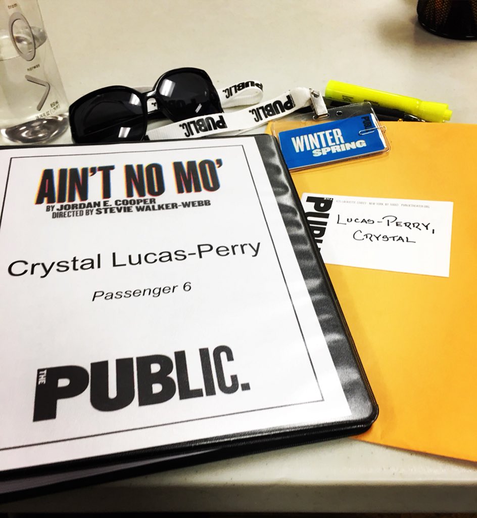 Crystal_LP's tweet photo. #FirstDayOfSchool 🙅🏾♀️ AIN’T NO MO’ by @JordanECooper_ | directed by #StevieWalkerWebb | Opens March 29th @PublicTheaterNY https://t.co/pUhAqRn7Jy