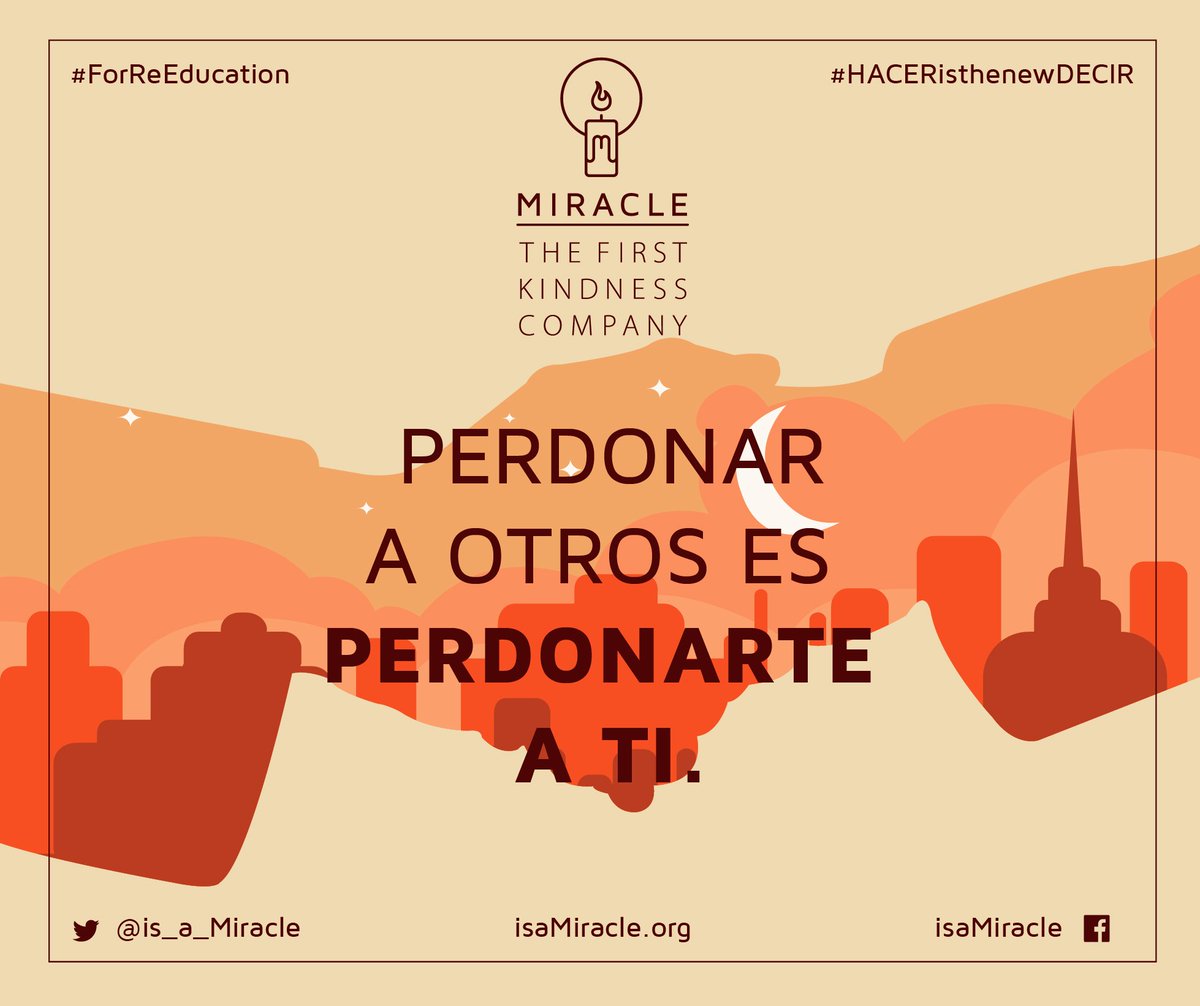 is_a_MIRACLE's tweet photo. : Perdonar es perdonarte.
.
#HACERisthenewDECIR #POWER #IsaMiracle #ForReEducation #kindness #Doit #Activism #GoAhead https://t.co/xxVtlMkLgX