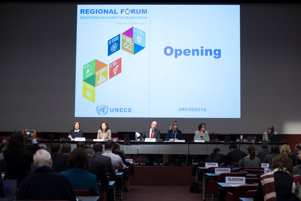 UNECE's tweet photo. Recap on the Regional Forum on #SustainableDevelopment for the @UNECE Region: a "springboard for future action" https://t.co/1fJ6BxU9sL #RFSD2018 https://t.co/t8JGN0UlNq