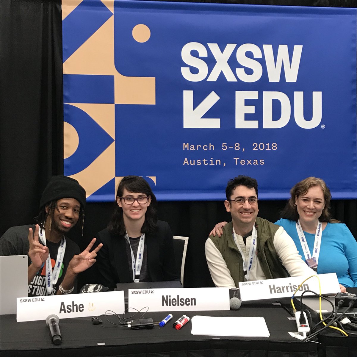 BrookejMiller's tweet image. So excited for the taking educational video to the next level talk @SXSWEDU with @khhsocratica @socratica @zentouro @SEFDStuff they all do such amazing work! #wecreateedu #sxswedu #edutube