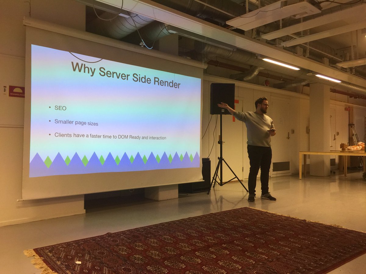 mhadaily's tweet image. @vuejs #vuejs meetup, @intothemild talked about @ExpressVue which was superb and Kjell gave his awesome demo about #Vuejs and nice #maps