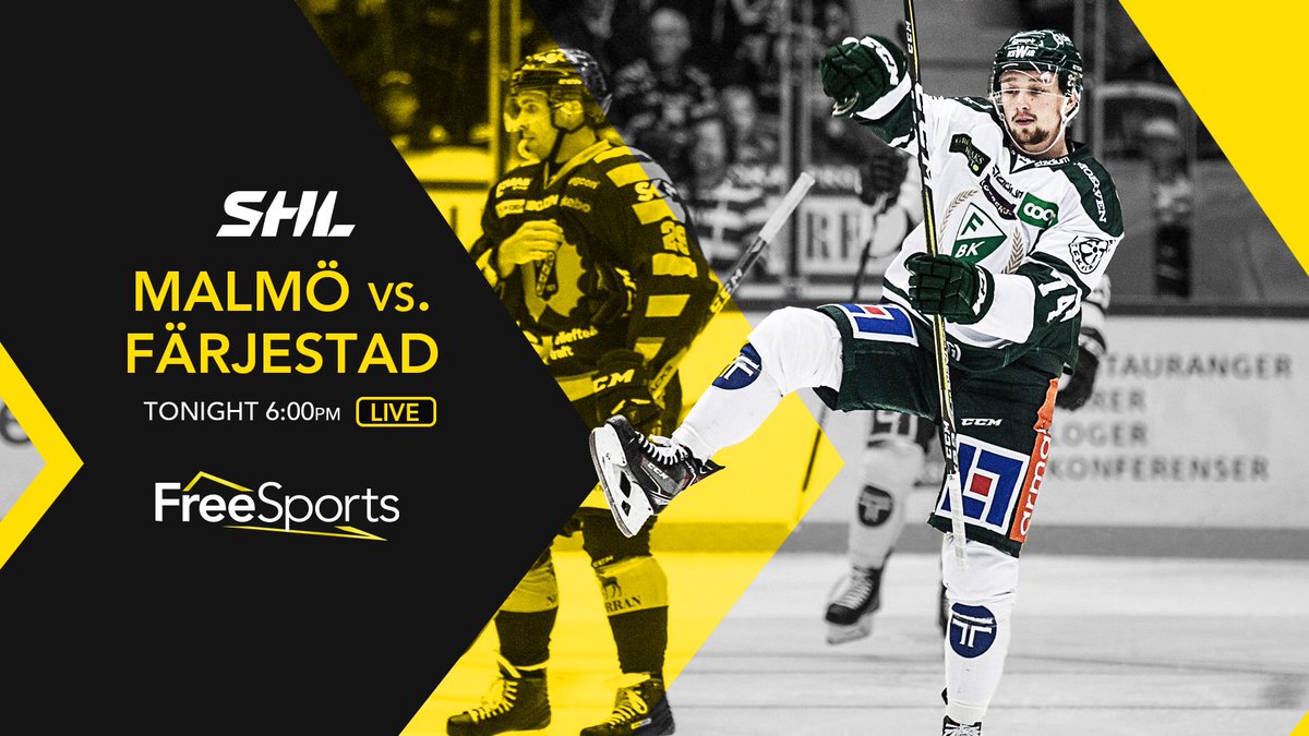 Join me LIVE for SHL on <a href="/FreeSportsUK/">JEB</a> from 18:00 - Malmo vs Farjestad. I’ll also announce our next SHL fixture for Thursday, &amp; let you know when our 1st KHL playoff game will be. Tune in for all these details &amp; more 🏒! #FreeIceHockey 📺