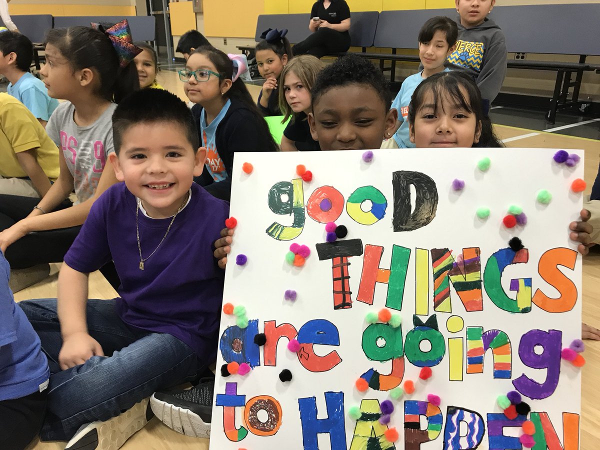 Oh my goodness, being with these littles at <a href="/PierceElem/">Pierce Elementary</a> this AM helped fill my bucket to keep working on grown people problems. What a joyful place!! Good things are going to happen in <a href="/OKCPS/">OKC Public Schools</a> if we work together.