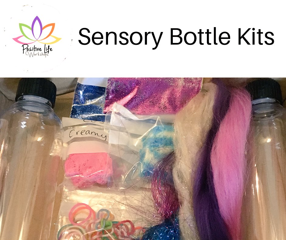 PLWorkshops's tweet photo. New #Sensory bottle Kits available. You get 2 bottles, coloured and #Sparkiling fibre, glitter, #lush and other #embellishments for just £12 plus P&P Enjoy your own Sensory Experience, Make your own bottles to keep you #calm #family #gift #children #family #autism #creative #art https://t.co/geYUkMgdfK