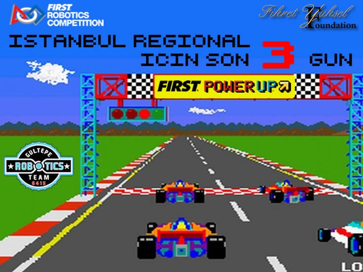 Bu büyük heyecana son 3 gün!! <a href="/FYukselFound/">F. Yuksel Foundation</a> #fyukselfound #fyukselfoundation #frc #istanbulregional2018 #grt #grt6415 #sampiyondesteginlesanfranciscoda #sampiyonaortakol