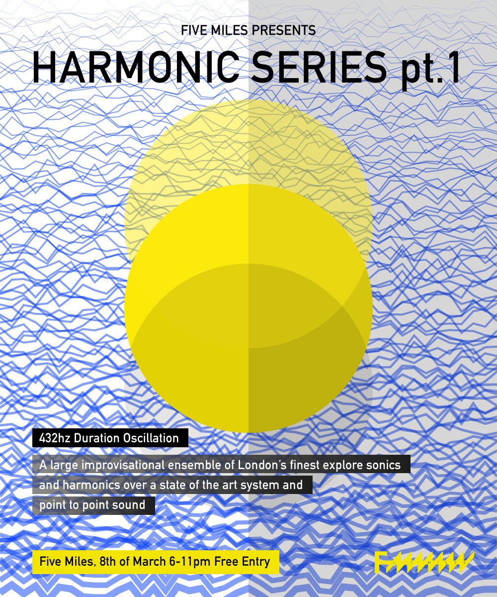 Playing a 432hz synth bath with a few friends on thursday. Come 🛸