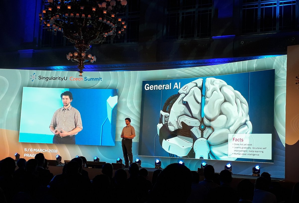 #EthicsOfAI @marek_rosa
'The dangerous thing about todays AI Race is that some companies can neglect the safety of General AI in order to be first.' 
#SUCzechSummit #SingularityUniversity #CzechSummit #Technologies