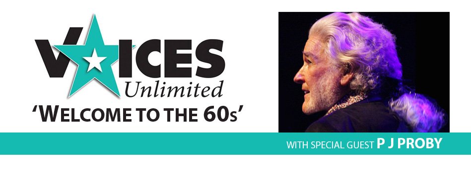 PJPpageclosing's tweet photo. @officialpjproby will be making a special guest appearance at #VoicesUnlimited‘s 10th Anniversary concert ‘Welcome To The 60s’ on Sept 28 &amp; 29 at the Swan Theatre in #Worcester. Tickets available from Huntingdon Hall Box Office – Phone 01905 611427. LINK: https://t.co/rgRJYwMBzF https://t.co/JKDe2T6CKD