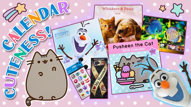 ✨ New Cute 2018 Calendars! Pusheen, Frozen &amp; Animal ✨ youtu.be/qfh6xEk7JRA