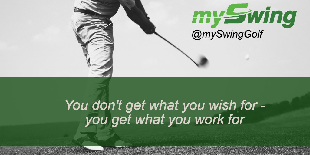 Work for what you want with #mySwing #3D training #PGA #golf