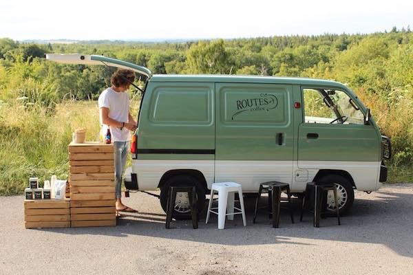 Whilst soaking up the glorious Curious atmosphere this July, head over to <a href="/RoutesCoffee/">Routes Coffee</a> for an artisan coffee, tea or sweet treats, like triple chocolate brownies and matcha energy balls, served from the back of their Bedford Rascal. #coffeekick #festival buff.ly/2Fni8NC