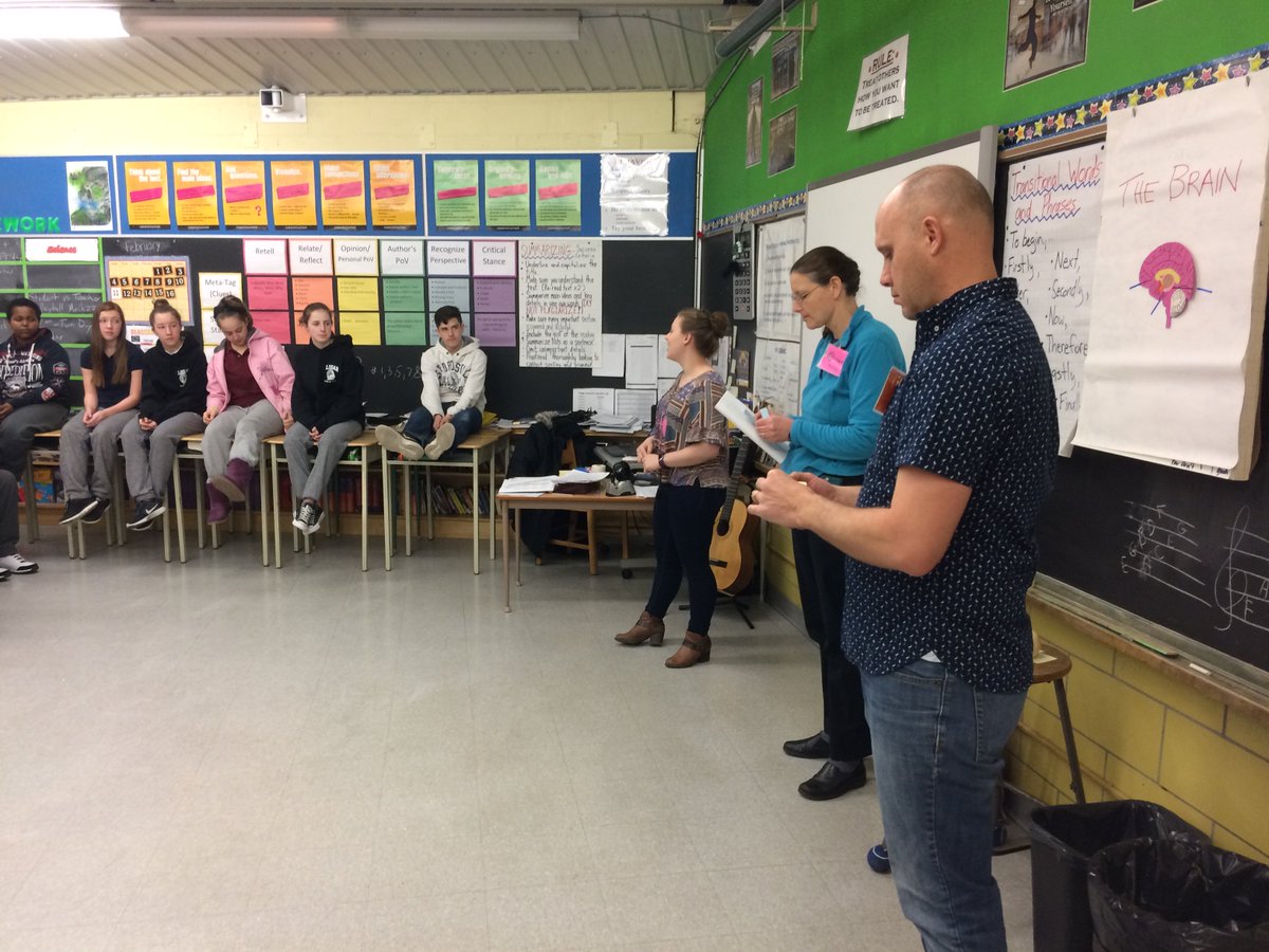 Great #Mindfulness presentation from our McMaster Nursing Students today <a href="/LisgarHWDSB/">Lisgar School HWDSB</a> @hwdsb