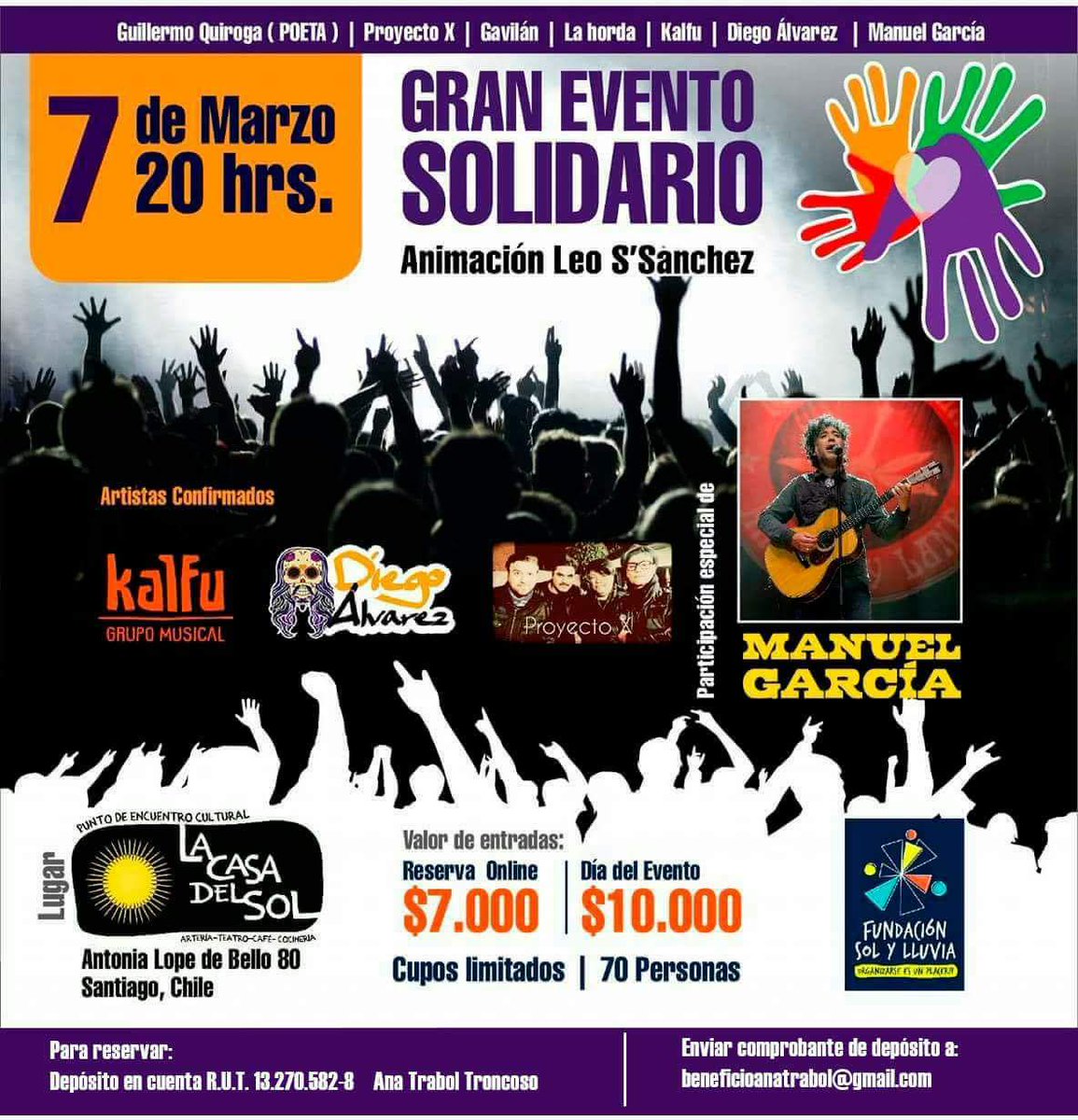 Mañana mañana gran evento solidario con la presencia de nuestros amigos !!