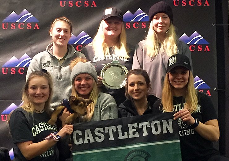 <a href="/CastletonAlpine/">Castleton University Alpine Ski Team</a> women place third in the slalom during day one of <a href="/USCSA/">USCSA</a> Alpine Nationals. Ljungemo and Mackie earn All-America status. 

Full story: bit.ly/2G05khv