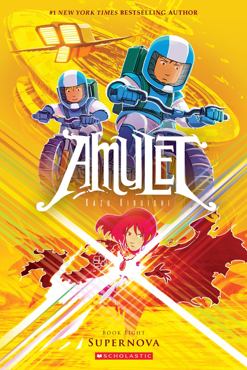 boltcity's tweet photo. Wrapped production on Amulet 8. Release date is September 25th, 2018. Pre-order and request copies at your favorite bookstore today! https://t.co/mBDyk8Lhjf