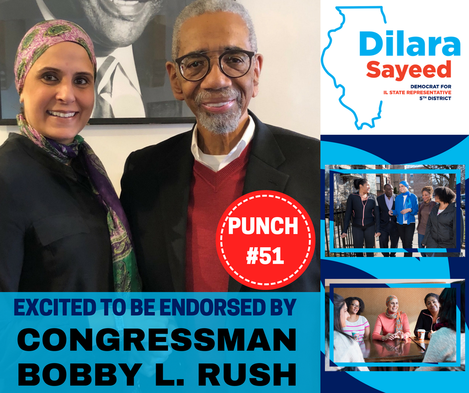 VoteDilara's tweet photo. The @chicagotribune, the @Suntimes and @RepBobbyRush all agree!

Dilara Sayeed is the only candidate in this race with the financial independence, progressive agenda and policy smarts to deliver for the 5th District and our state. She is #NotBoughtNotBossed! https://t.co/XwsDdYpJ9i