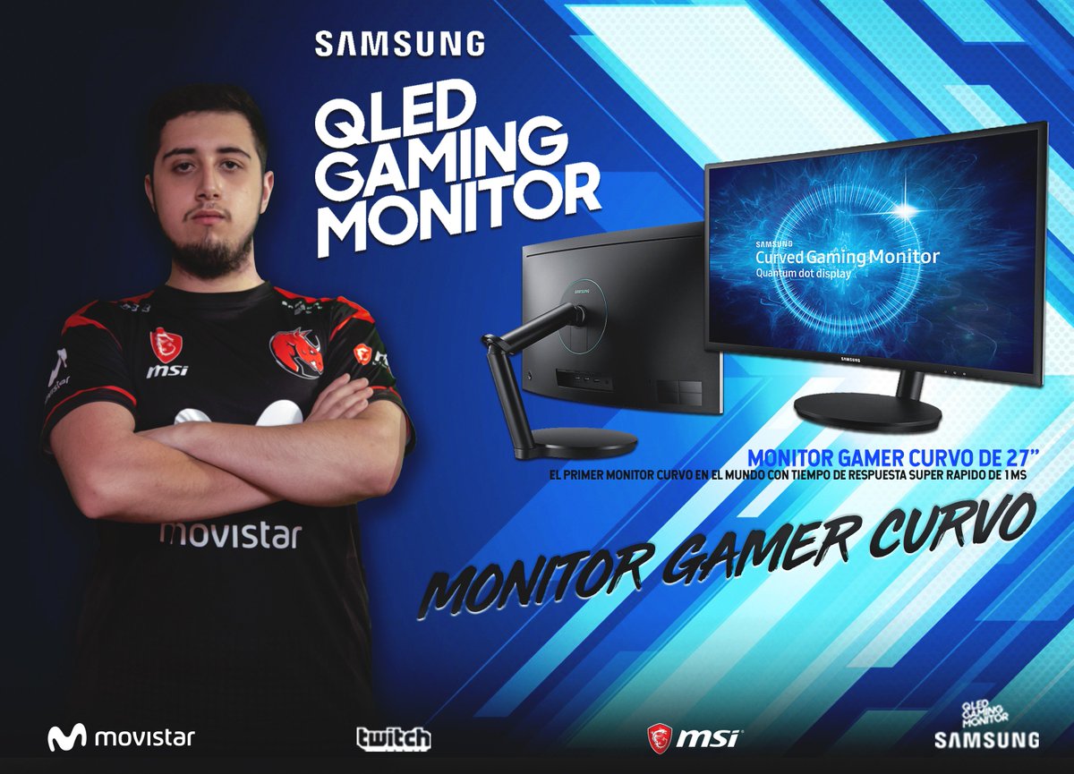 KaosLatinGamers's tweet photo. Recuerden que el monitor numero #1 del mundo lo trae #Samsung junto a nuestro jugador destacado de la ultima semana de #CLS, @Tierwulf 👊

#GoKLG #GoSamsung https://t.co/sYSkJMhGX7