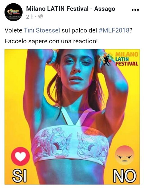 @TiniStoessel es envitada en #MLF2018 en Milan!!! VOTEN TINISTAS ITALIANAS
@marianaluciamuz @MaJo_pe_ @FioreAda @alestoeessel