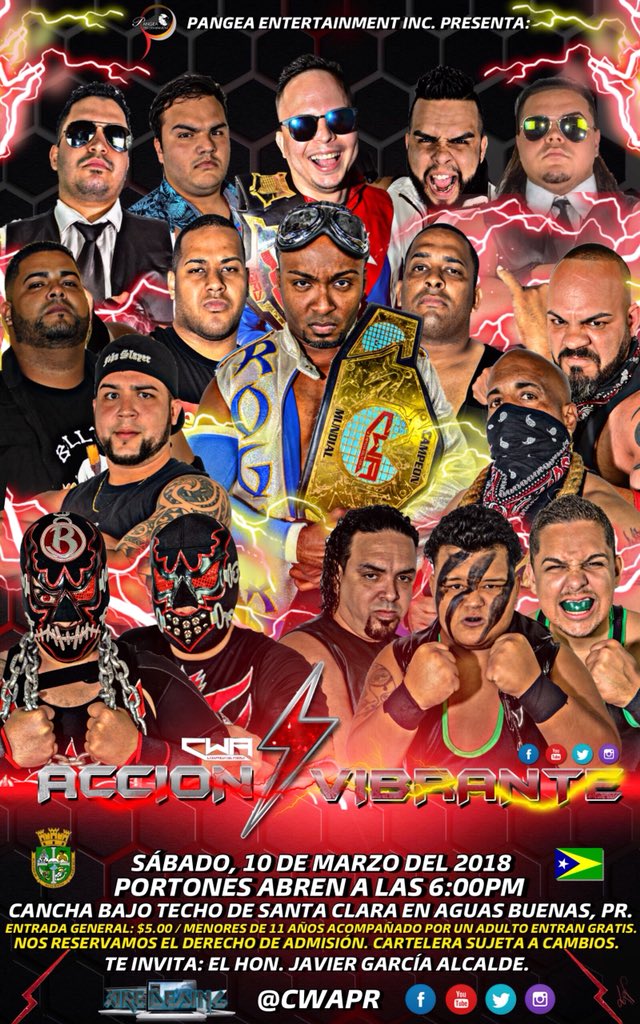 cwaprtv's tweet photo. ¡REGRESO A CASA POR UNA NOCHE!

#LaEmpresadelPueblo regresa a sus raíces cuando se presenten este sábado a la Cancha Bajo Techo de Santa Clara en Aguas Buenas, PR.

Entrada General: $5 / Menores de 11 años: GRATIS.

#AcciónVibranteENVIVO #MundoCWA https://t.co/mLkq6kLpOA