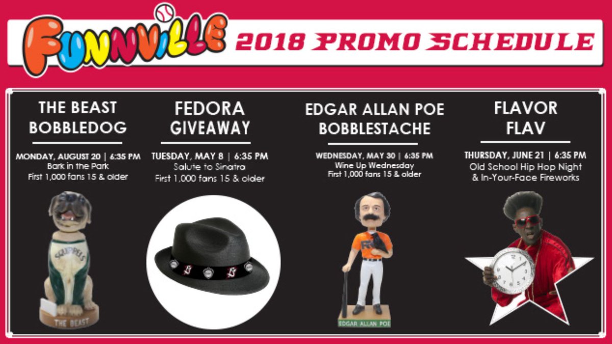 BobbleheadSGA's tweet photo. Welcome to Funnville Home of most anticipated 2018 Bobblehead SGA. On Monday 8/20 Richmond Flying Squirrels will distrubute #TheBeast BobbleDog to 1000 fans aged 15+ Tribute to #SandlotTheMovie released 1993, 25 years ago. #HeroesGetRemembered #LegendsNeverDie #FollowYourHeartKid https://t.co/f27LoMd5xh