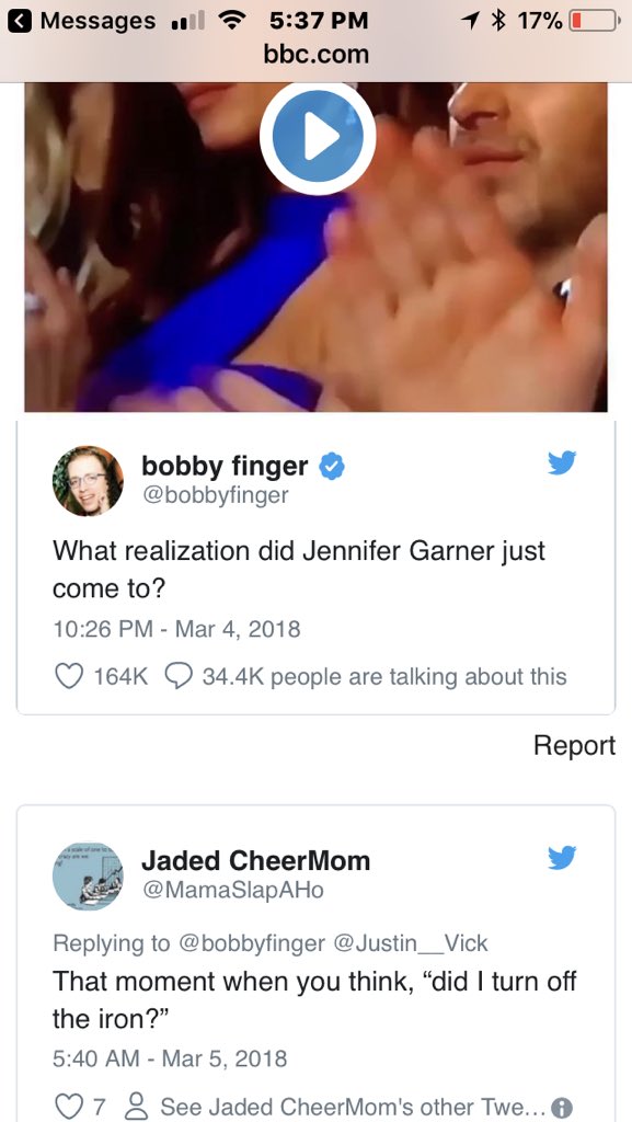 MamaSlapAHo's tweet photo. That moment when your favorite jaded cheer mom is the only unverified twitter who gets mentioned by the BBC. @Justin__Vick #itisprettygood #memewriter https://t.co/hM60dKAmD9