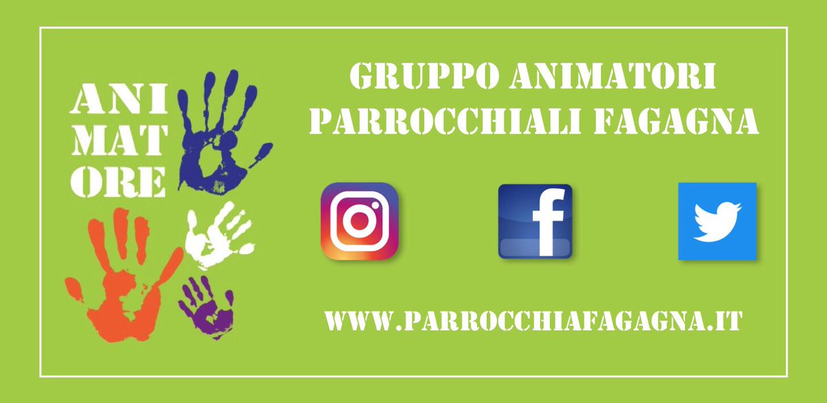 AnimatoriParFag's tweet photo. Seguici sui nostri social così sarai sempre aggiornato sulle nostre iniziative😎... #socialmedia #instagram #facebook #twitter https://t.co/Tfa7CPl3q5