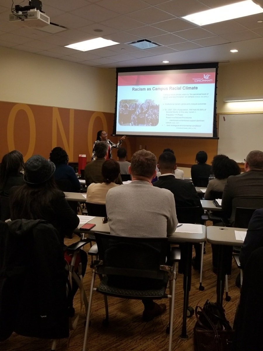 UCBGPSA's tweet image. .@DyanMarinos presenting her dissertation research, "Activism in the Academia:Predicting engagement among African American college students attending HWCUs", now in the @ucAACRC 

#BlackGirlMagic 
#BlackPhDs
#blkgradlife
#IssaDoctor(almost)