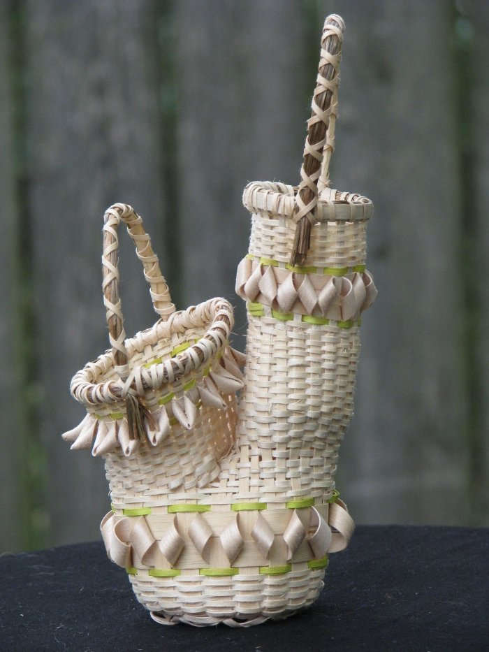 Ursula Johnson on twitter:  @ursula_johnsonmore 'mutant baskets' pictured — left, 'trinket tower', right, 'split basket'