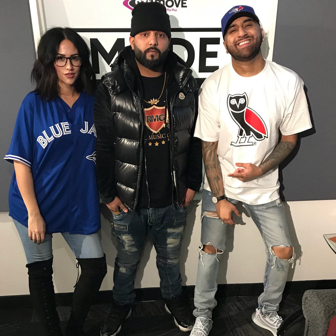 PeterKash's tweet photo. S/O @NoJokeJigSaw @6irdz @_JayyBrown @justluu 🔥 #MadeInTorontoTakeover @935TheMoveTO #Toronto https://t.co/PETFhUbuwu