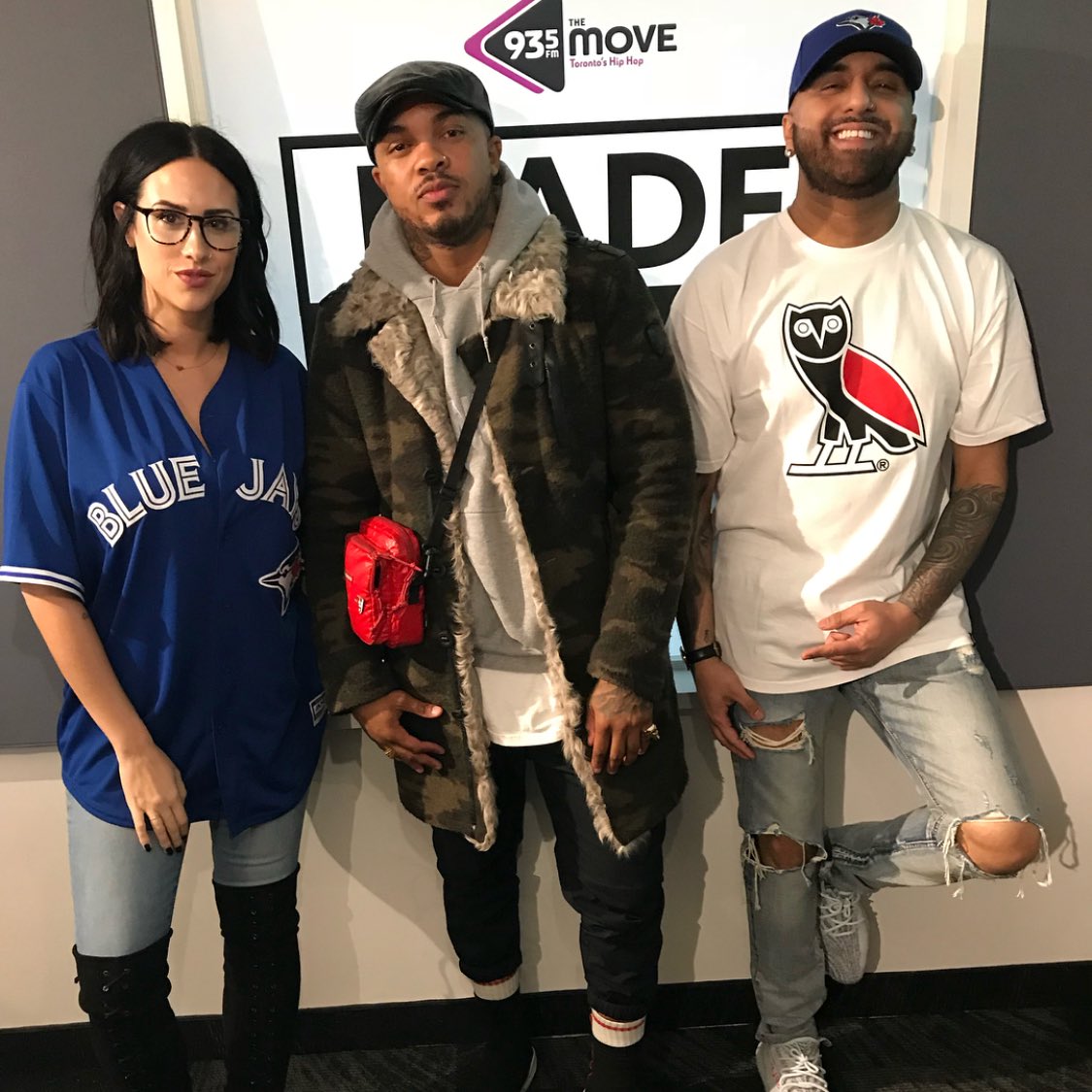 PeterKash's tweet photo. S/O @NoJokeJigSaw @6irdz @_JayyBrown @justluu 🔥 #MadeInTorontoTakeover @935TheMoveTO #Toronto https://t.co/PETFhUbuwu