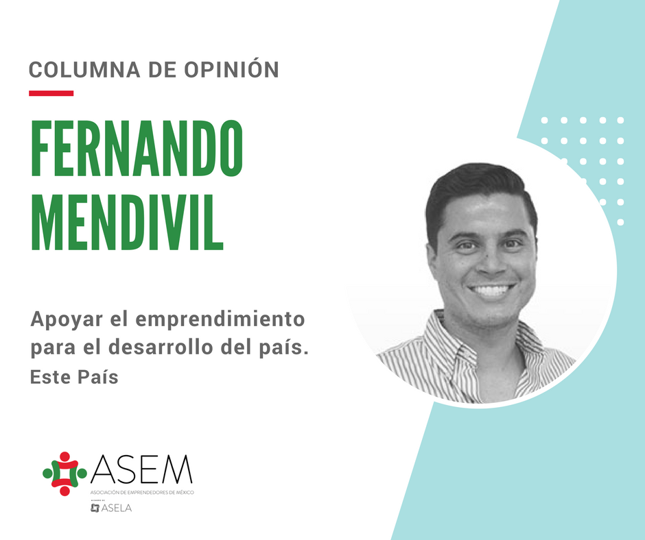 ASEM_Socios's tweet photo. "Apoyar el emprendimiento para el desarrollo del país" ---> Columna de @nandomendivil en el número de febrero de @revistaestepais.
¿Ya la leyeron? #PoderASEM
https://t.co/bijdtlrfXk https://t.co/FG1C2dgzqG