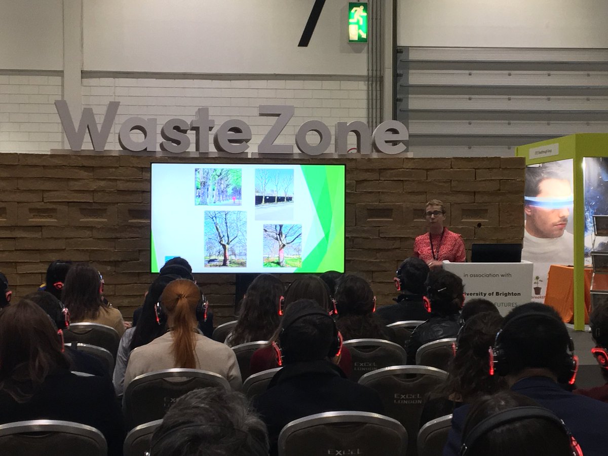 BrowningEnviro's tweet photo. .@LanternLatest on how they turned felled trees into furniture #ecobuild2018 #CircularEconomy https://t.co/ZnKpLqeMqC