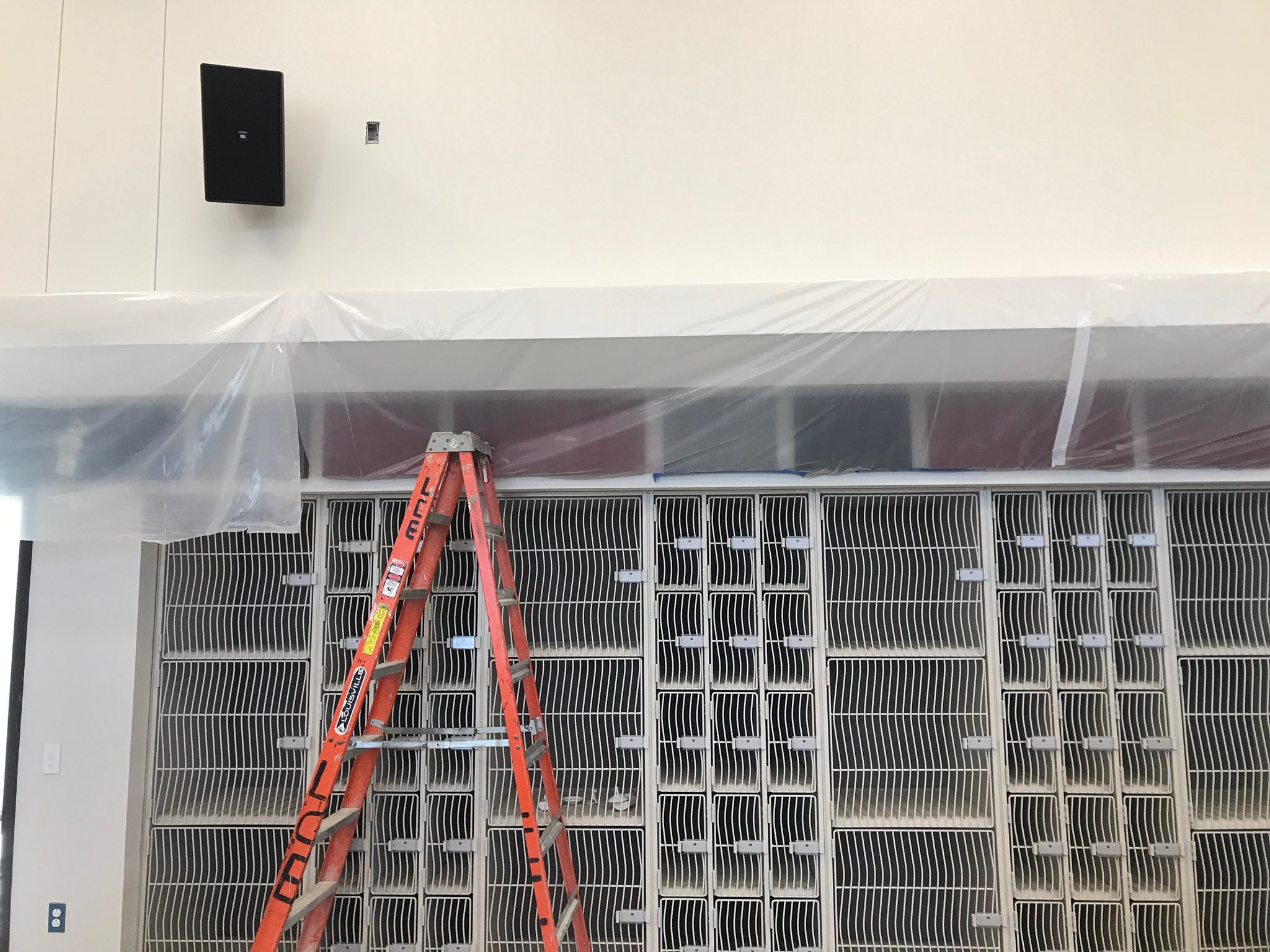 CMS West Band on Twitter "Instrument storage lockers are going in and