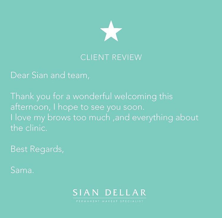 siandellar's tweet photo. A glowing review for Sian Dellar ! ❤
For contact or bookings, you can click the link in our bio👆🏽Or click on any of our contact buttons above
#review #siandellar #microblading #harleystreet #microbladinglondon  #eyebrowtattoo #cosmetictattoo #beauty #london https://t.co/LyhxhWmoIo