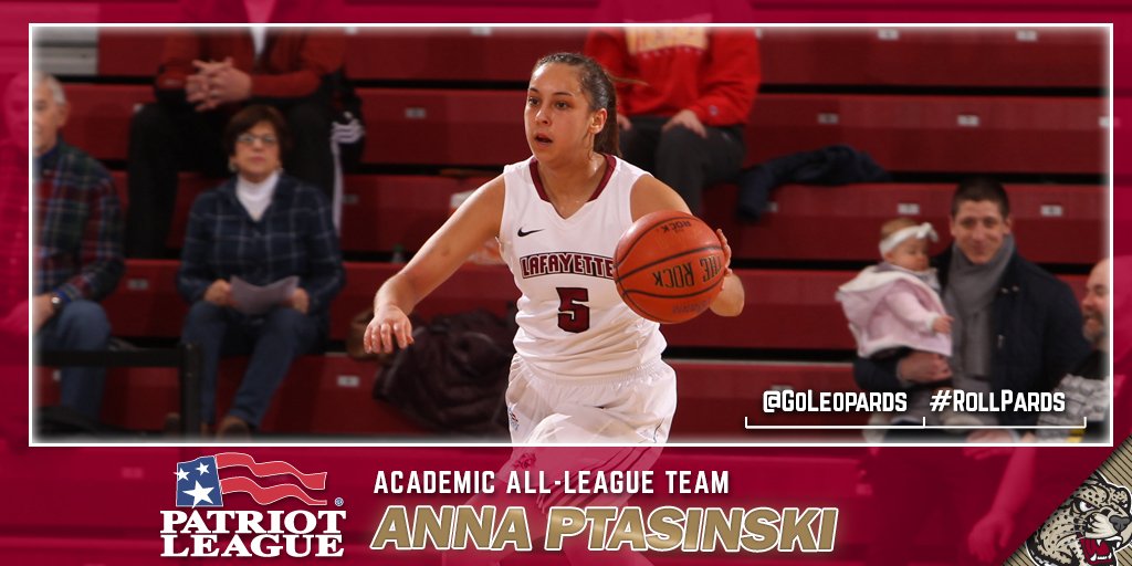 LafayetteWBB's tweet photo. Congrats to senior @aptas5 for earning Academic All-Patriot League Team honors!!!👍👍

Release: https://t.co/M1lPTIlfG6

#RollPards https://t.co/9Pbt9MEYM7