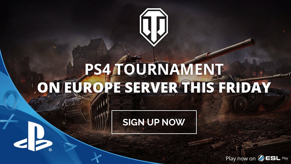 We are hosting an European tournament this Friday as a compensation for the faulty EU tournament we hosted last Sunday.

Sign up via your PlayStation console or via the following link: esl.gg/2oN6VQv