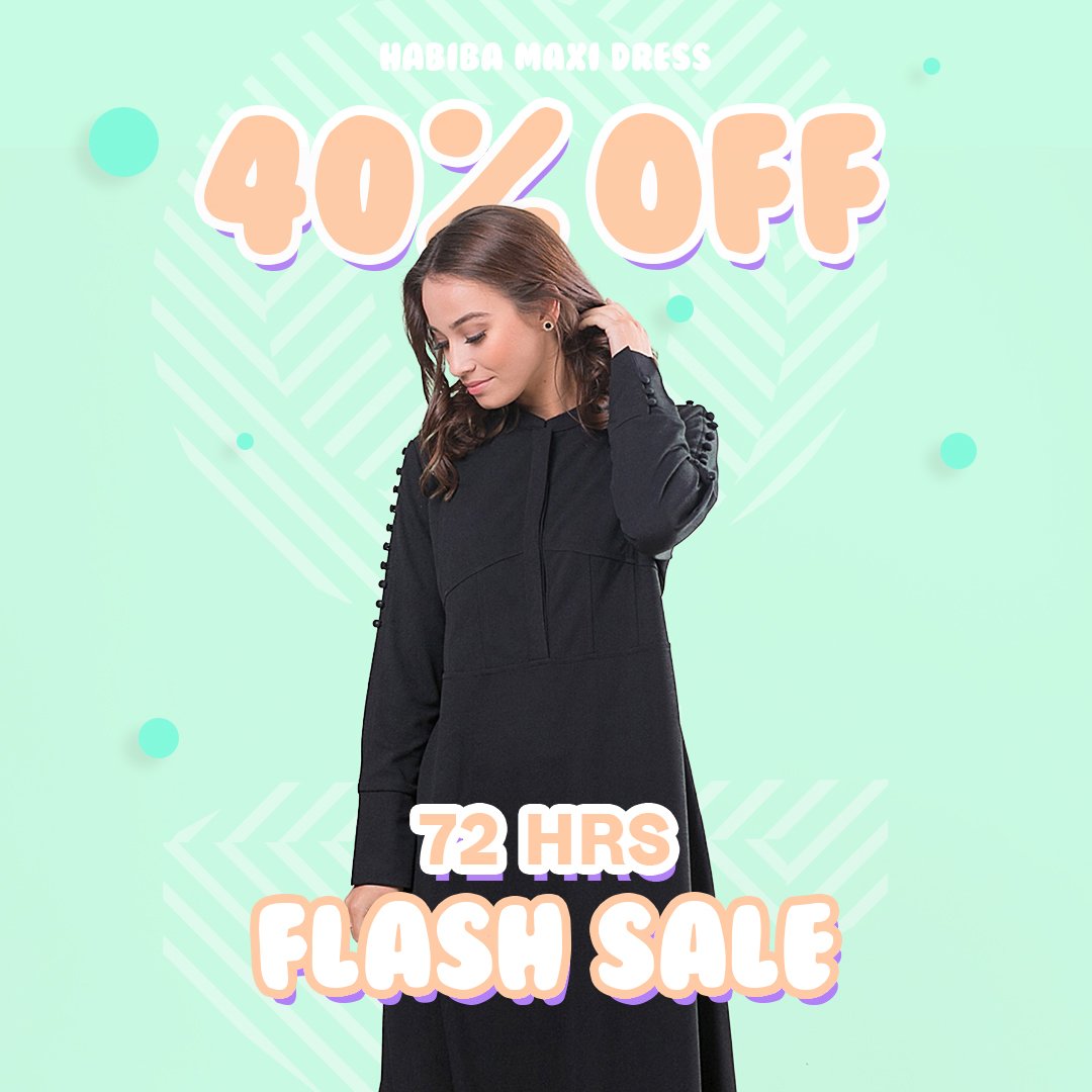 FLASH 72hr SALE! 40% OFF the Habiba Maxi dress! Shop now while the offer lasts. 
#Anaya #Clothing #Fashion #style #trend #design #trench #black #suede