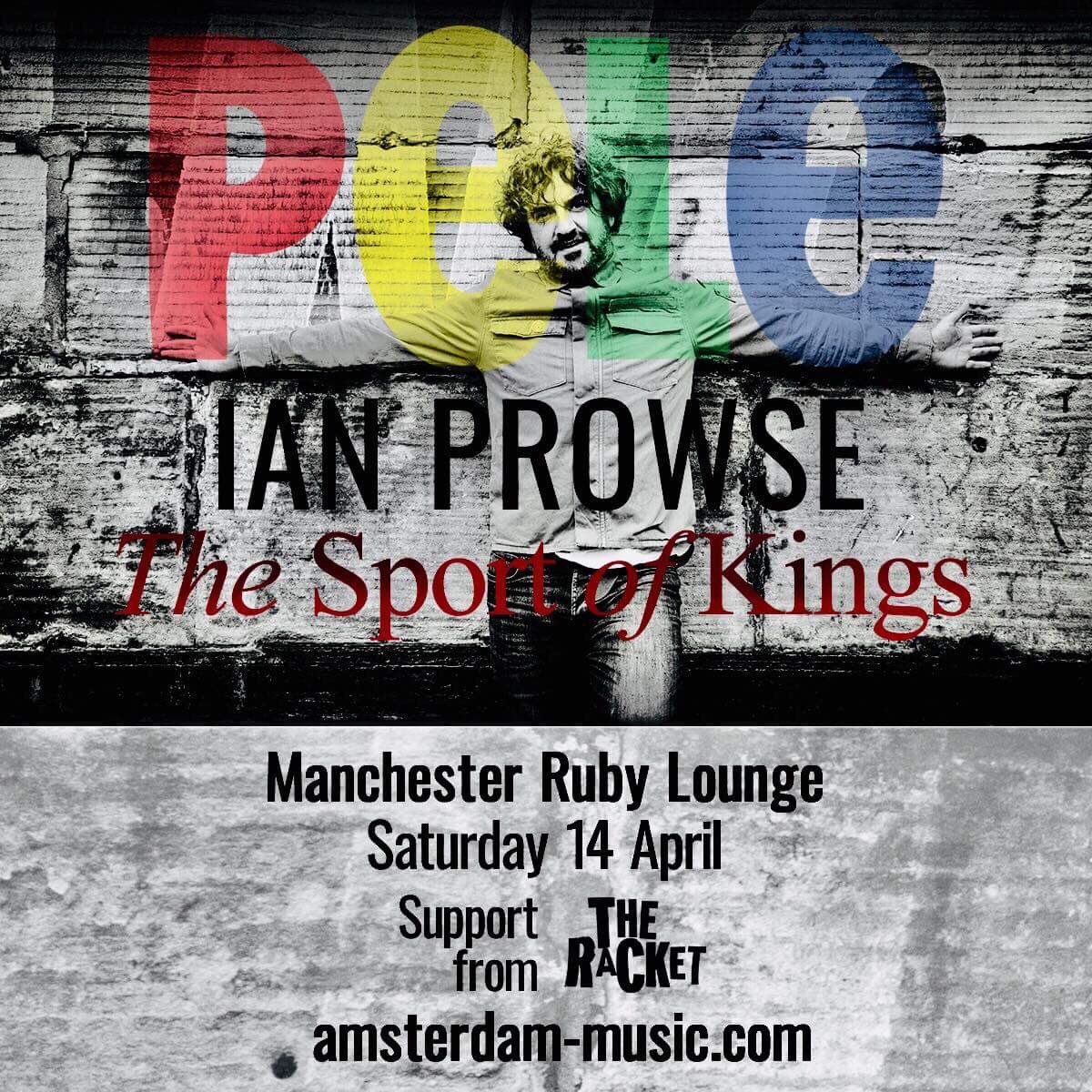 After last weeks announcement about supporting @castofficial we can also announce that we’ll be supporting @IanProwse on two dates on the Sport of Kings tour! Manchester, Ruby Lounge - Sat 14th April Leeds, Brudenell - Sat 21st April Message the page for ticket details.