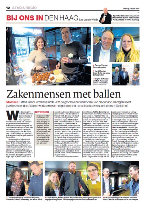 #Blog |  ZAKENMENSEN MET BALLEN dlvr.it/QJzYnx #BitterBallenBorrel